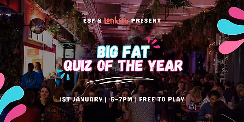 Edinburgh\u2019s Big Fat Quiz of the Year: New Year\u2019s Day Special!