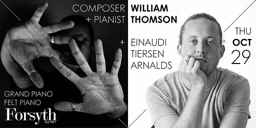 William Thomson (piano) plays Einaudi, Tiersen, Arnalds & his own music