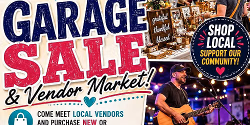Garage Sale Vendor Event Fun Activities