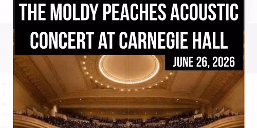 The Moldy Peaches at Carnegie Hall - Isaac Stern Auditorium