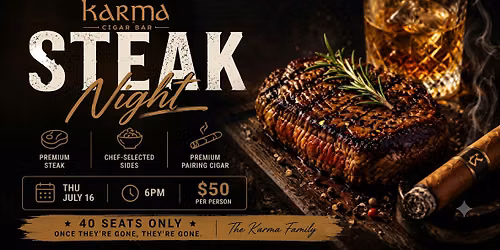 Steak Night at Karma
