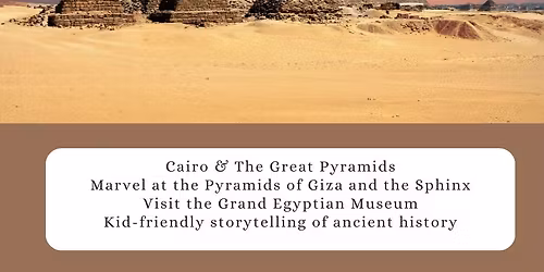 Egypt Worldschool Camp: Pyramids, The Nile and The Red Sea