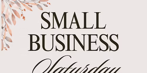 Small Business Saturday Sale