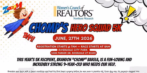 Women\u2019s Council Chomp\u2019s Hero Squad 5K Fundraiser
