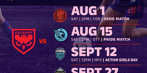 Ottawa Rapid FC vs. Calgary Wild FC