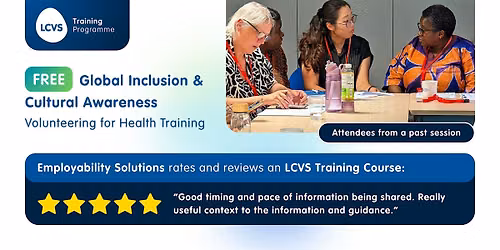 Global Inclusion & Cultural Awareness FREE Volunteering for Health Training