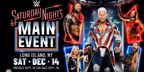 WWE Saturday Nights Main Event at Bell Centre