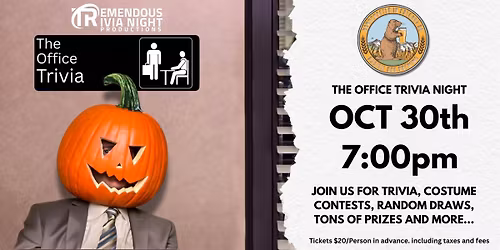 The Office Trivia Night @ Prairie Dog Brewing! Oct 30th @7pm