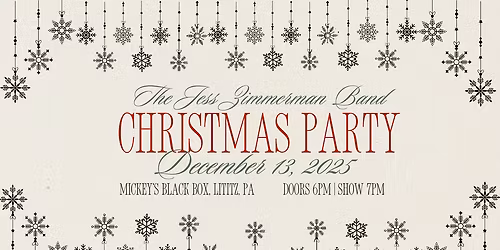 Jess Zimmerman Band Christmas Party at Mickeys Black Box