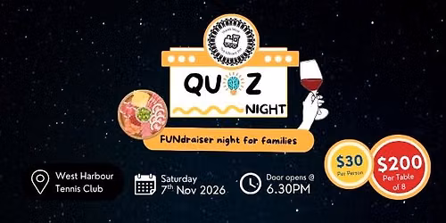 North West Toy Library Quiz Night 2026
