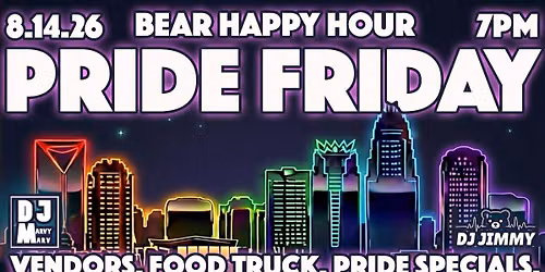 PRIDE FRIDAY Bear Happy Hour CLT AUG 2026
