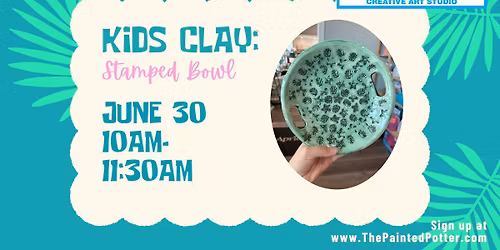 Kids Clay - Stamped Bowl
