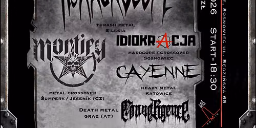 Metal \/ Crossover United vol. 2 Cayenne \/ Idiokracja \/ Mortify \/ Horrorscope \/ Convergence