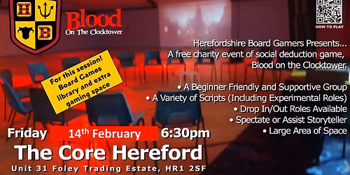 Here for Games: Social Games Blood on the Clock Tower @the Core