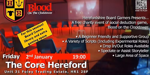 Here for Games: Social Games Blood on the Clock Tower @the Core