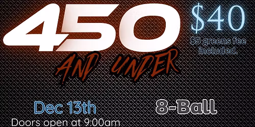 450 And Under 8-Ball