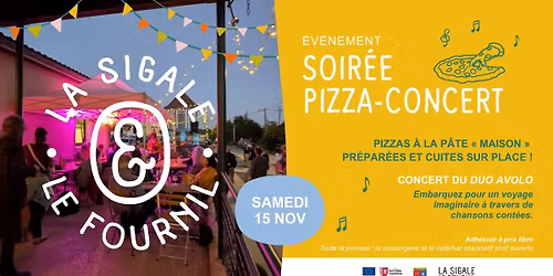 Soir\u00e9e Pizza-concert \u00e0 Sigalens avec Avolo