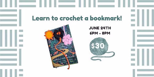 Learn to crochet a bookmark!