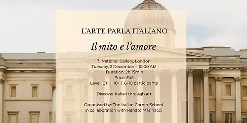 L'ARTE PARLA ITALIANO - Il mito e l'amore
