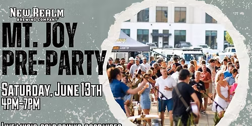 Mt. Joy Pre-Party