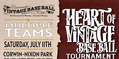 CVBBC at the Heart of Vintage Base Ball Tournament