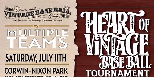 CVBBC at the Heart of Vintage Base Ball Tournament