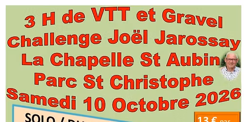 3 Heures VTT et Gravel - Challenge Jo\u00ebl Jarossay