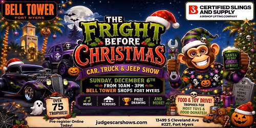 The Fright Before Christmas Car, Truck & Jeep Show at Bell Tower
