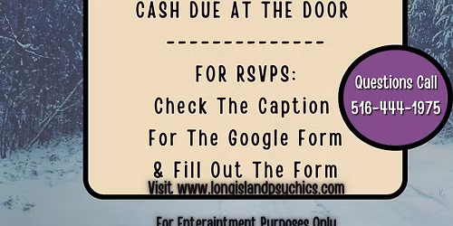 Psychic Dinner Night At Great South Bay