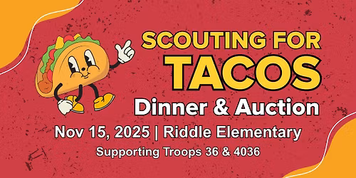 Scouting for Tacos | Dinner & Auction