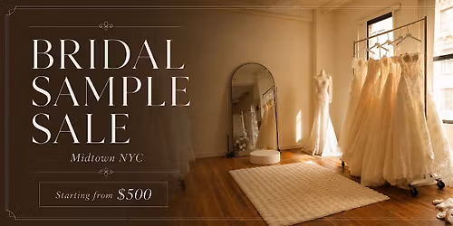 Luxury Bridal Dress Sample Sale
