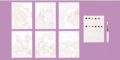 Monthly Watercolor Social - European Alleys