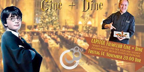 CAPITOL Filmclub Cine + Dine: "Harry Potter und der Stein der Weisen" mit 38grad Eventgastronomie