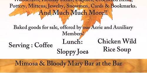 Bazaar Craft & Bake Sale - Owatonna Ladies Auxiliary