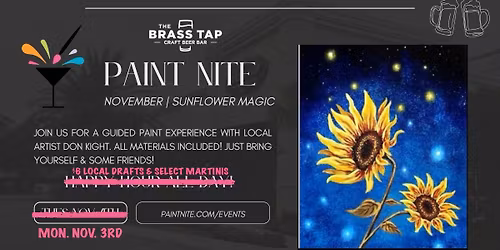 November Paint Nite \ud83c\udfa8\ud83c\udf42 at The Brass Tap - Palm Coast