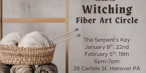 Stitching and Witching Fiber Arts Circle