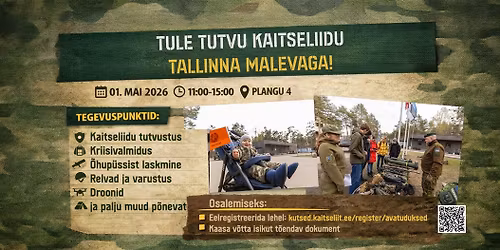 Kaitseliidu Tallinna maleva avatud uste p\u00e4ev 