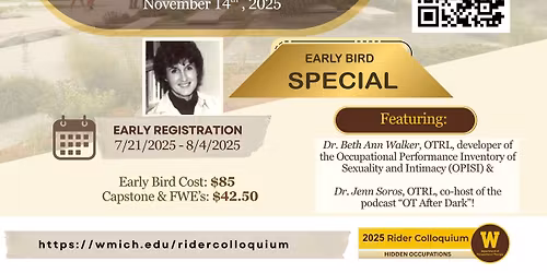 2025 Barbara Rider Colloquium - \u201cHidden Occupations\u201d