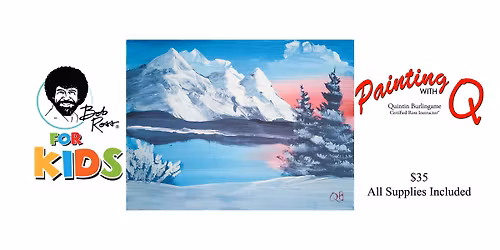 Bob Ross for Kids - Winter Mountain - Franklin
