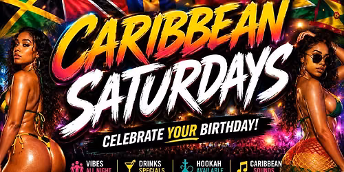 Caribbean Saturdays at Kiss Lounge Soca, Reggae, Hip hop