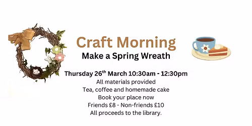 Craft Morning - make a Spring Wreath