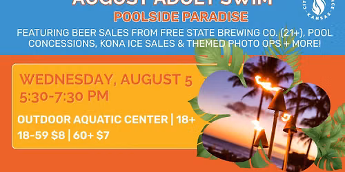 Adult Swim Night: Poolside Paradise
