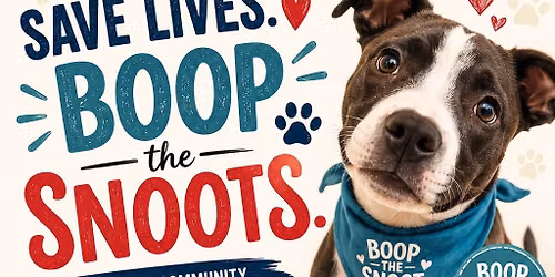 \ud83d\udc3e BOOP THE SNOOT RESCUE EVENT + BLOOD DRIVE! \ud83e\ude78