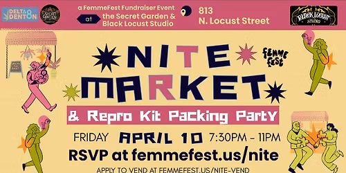 Nite Market + Repro Kit Packing Party