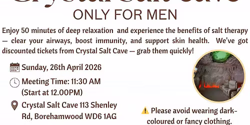 Crystal Salt Cave Only for Men