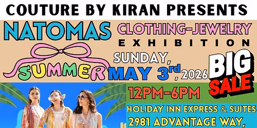 Natomas Exclusive Clothing-Jewelry Exhibition 
