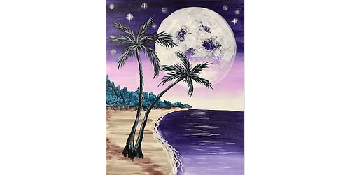 Lunar Lavender Beach - Paint and Sip in Phoenix | Classpop!\u2122