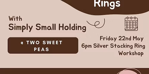 \u2728\ud83d\udc8d Silver Stacking Ring Workshop \ud83d\udc8d\u2728