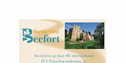 BEAUFORT FLMP IVV WANDERUNG + Semi Marathon Road to Olympia