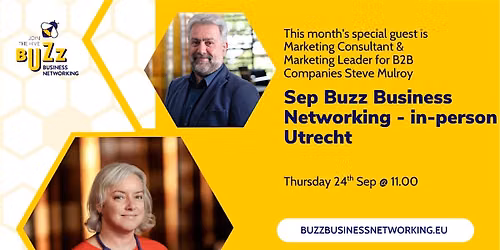 Sep 2026 Buzz Utrecht w\/ Steve Mulroy: Marketing Without the Guesswork